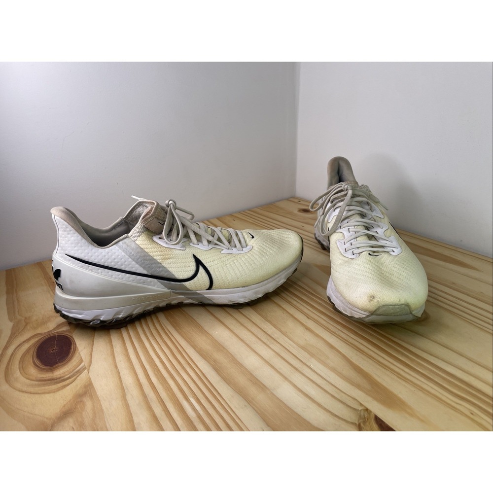 Nike Air Zoom Infinity Tour Flyknit Golf CT0530-133 White Black Men's Size 11.5